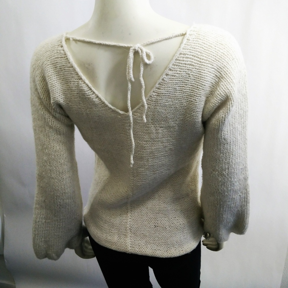 Anthropologie GUINEVERE Wool/Angora Sweater Small - Picture 4 of 7